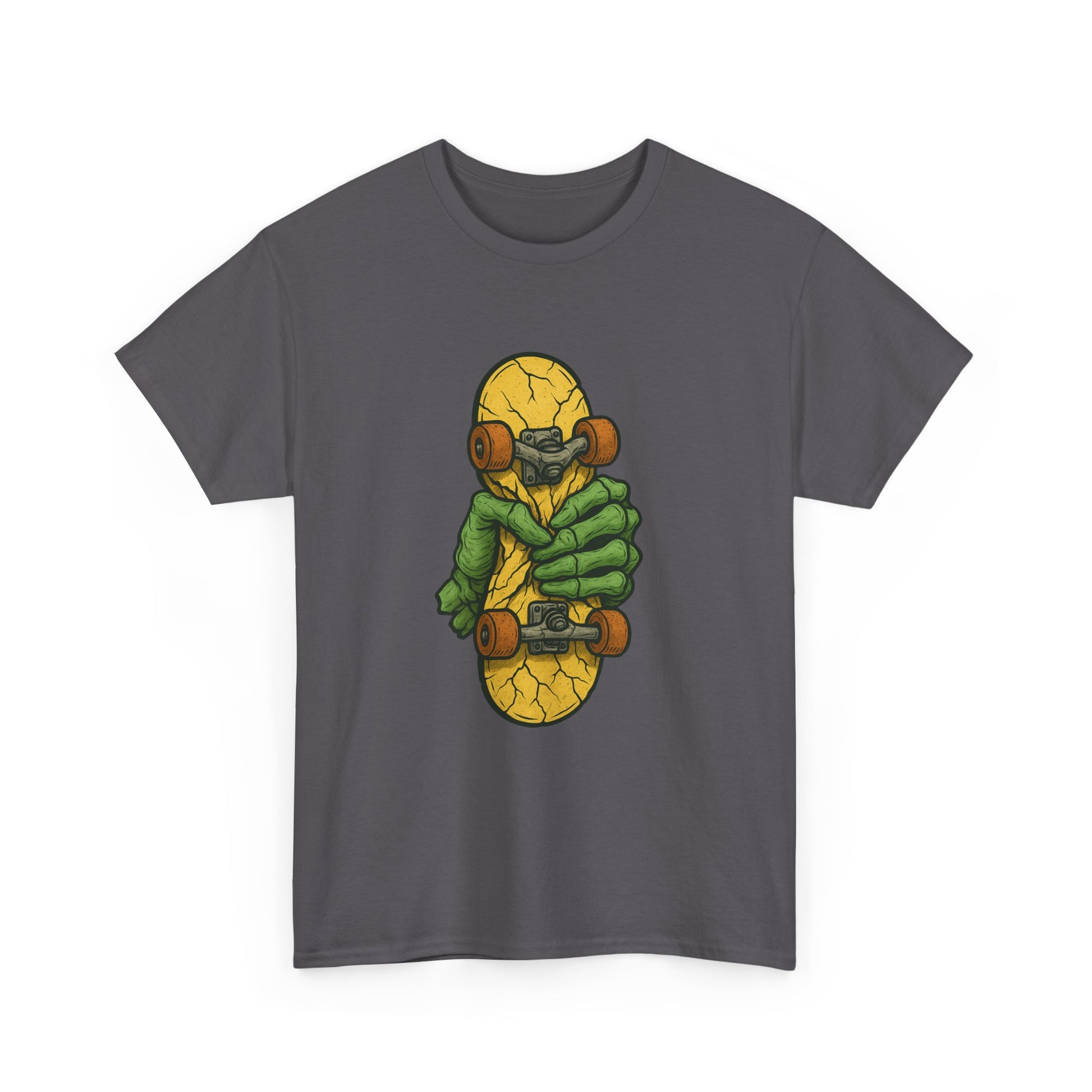 Skateboard Monster Tee, Fun Graphic T-Shirt for Skaters, Cool Unisex Cotton Shirt, Unique Gift for Birthdays, Streetwear Style Printify