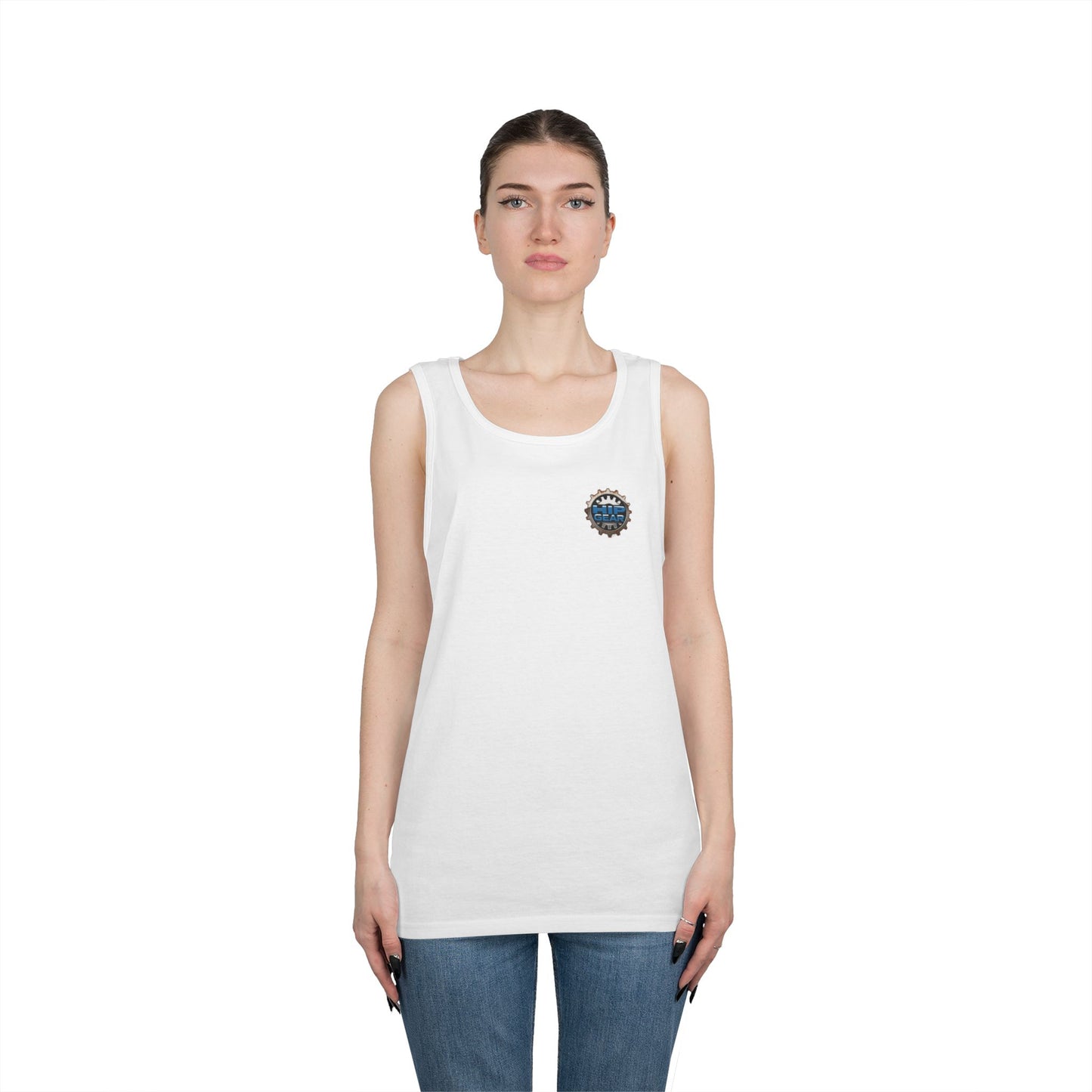 Skate Skull Tank Top – "No Brakes" Graphic Sleeveless Tee Printify