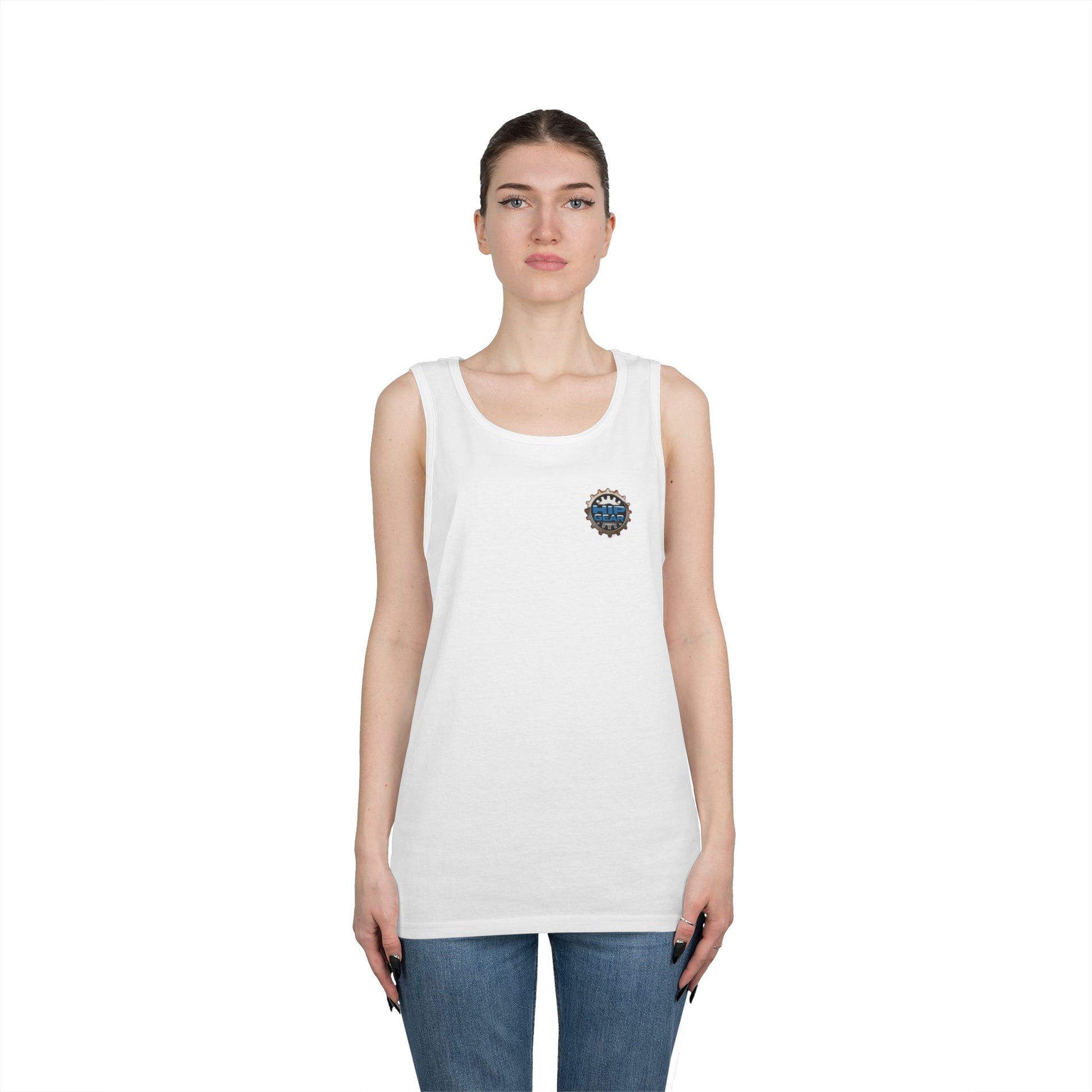 Skate Skull Tank Top – "No Brakes" Graphic Sleeveless Tee Printify