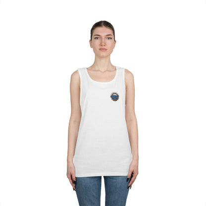 Skate Skull Tank Top – "No Brakes" Graphic Sleeveless Tee Printify