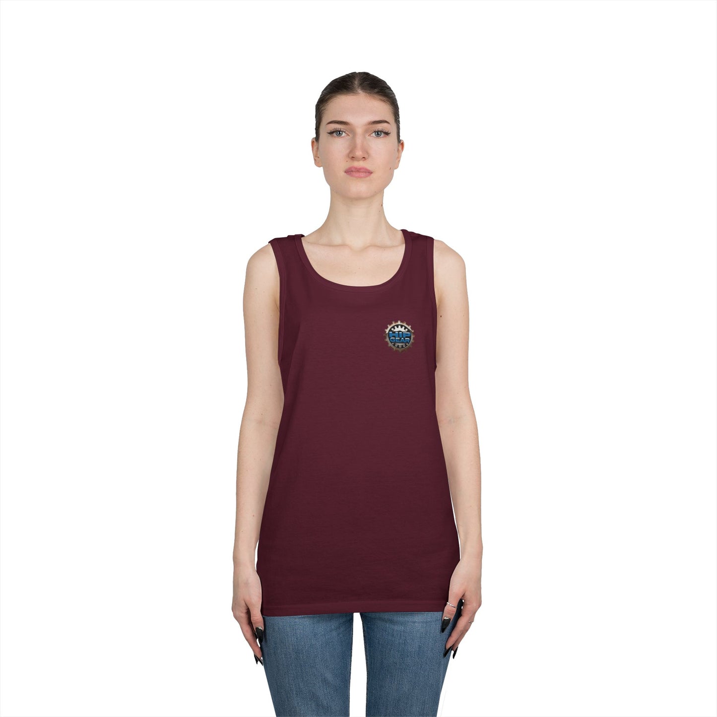 Skate Skull Tank Top – "No Brakes" Graphic Sleeveless Tee Printify