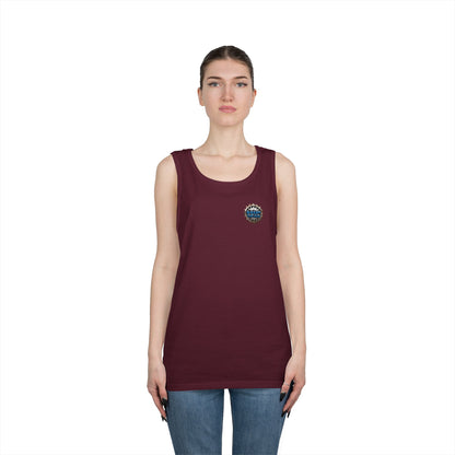 Skate Skull Tank Top – "No Brakes" Graphic Sleeveless Tee Printify