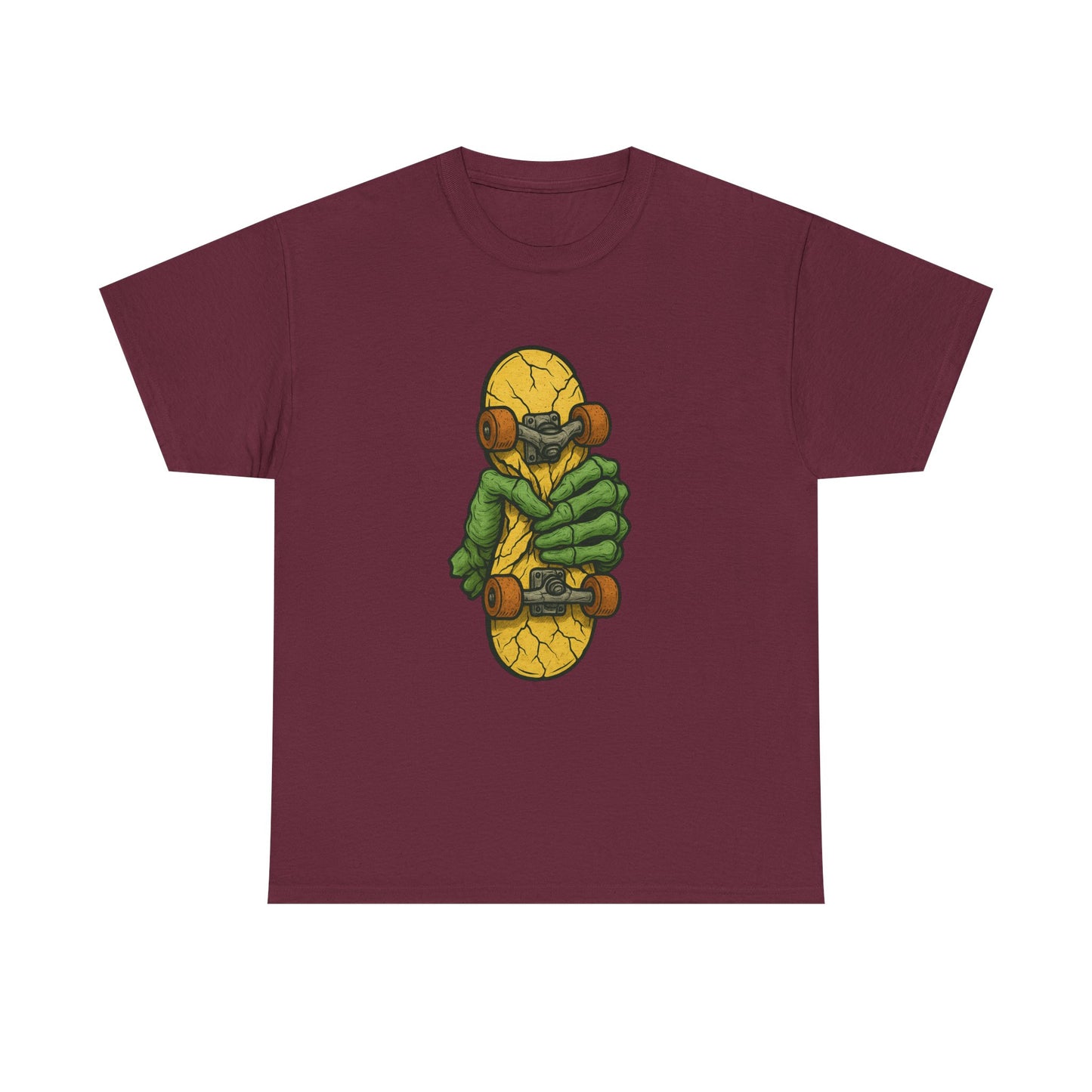 Skateboard Monster Tee, Fun Graphic T-Shirt for Skaters, Cool Unisex Cotton Shirt, Unique Gift for Birthdays, Streetwear Style Printify