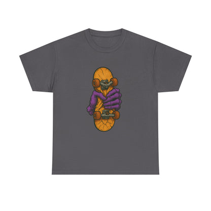 Skateboard Monster Tee, Fun Graphic T-Shirt for Skaters, Cool Unisex Cotton Shirt, Unique Gift for Birthdays, Streetwear Style Printify
