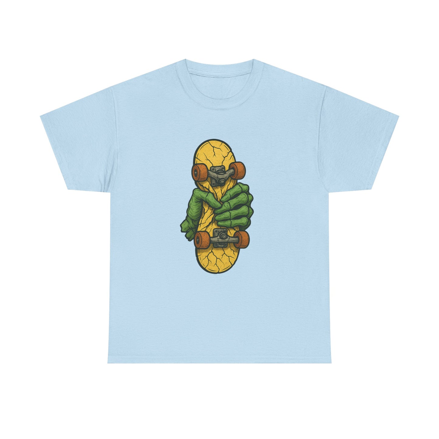 Skateboard Monster Tee, Fun Graphic T-Shirt for Skaters, Cool Unisex Cotton Shirt, Unique Gift for Birthdays, Streetwear Style Printify