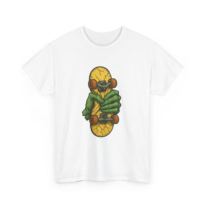 Skateboard Monster Tee, Fun Graphic T-Shirt for Skaters, Cool Unisex Cotton Shirt, Unique Gift for Birthdays, Streetwear Style Printify