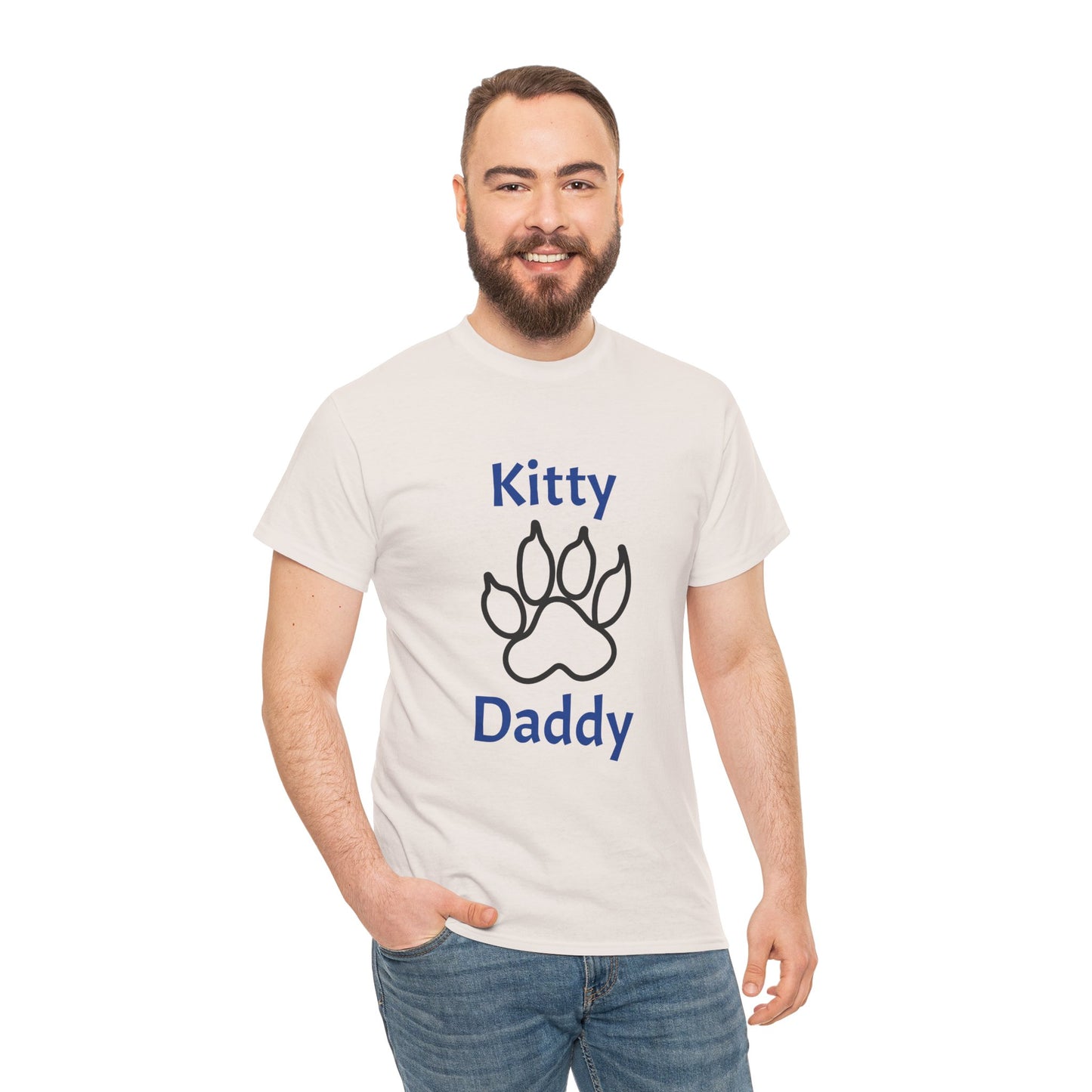 Kitty Daddy Unisex Heavy Cotton Tee Printify