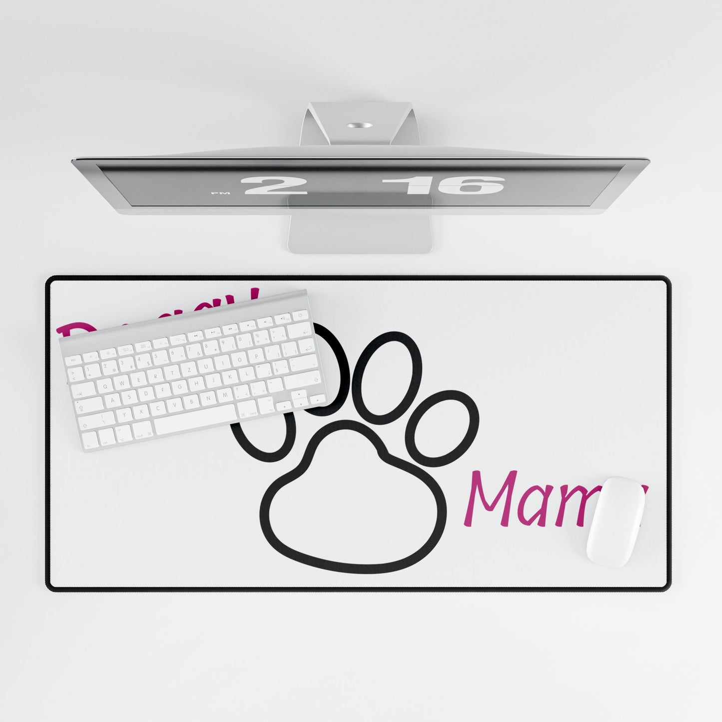 Doggy Mama Mouse Pads Printify