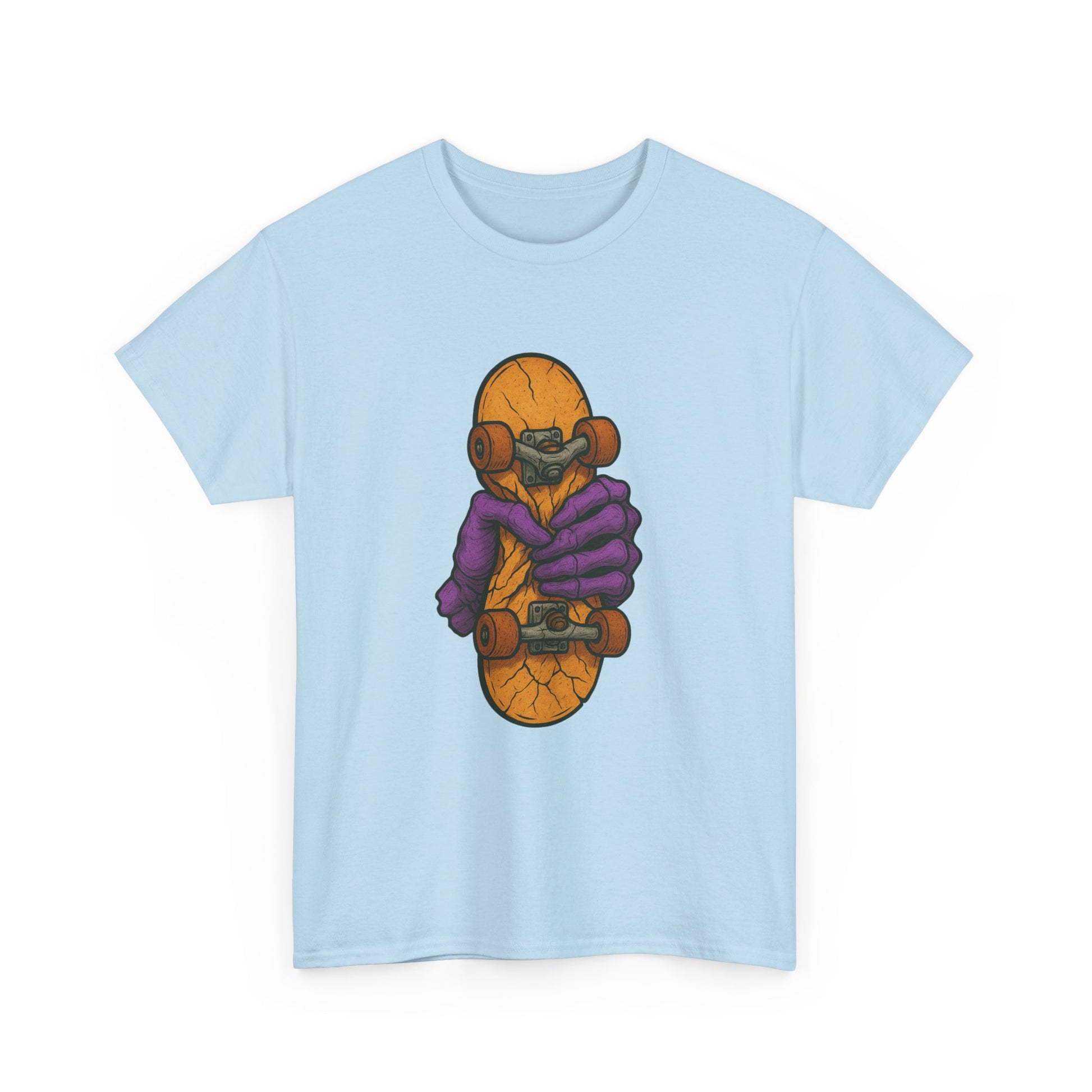 Skateboard Monster Tee, Fun Graphic T-Shirt for Skaters, Cool Unisex Cotton Shirt, Unique Gift for Birthdays, Streetwear Style Printify