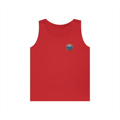 Skate Skull Tank Top – "No Brakes" Graphic Sleeveless Tee Printify