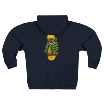 Street Skateboarder Zip Hoodie Printify