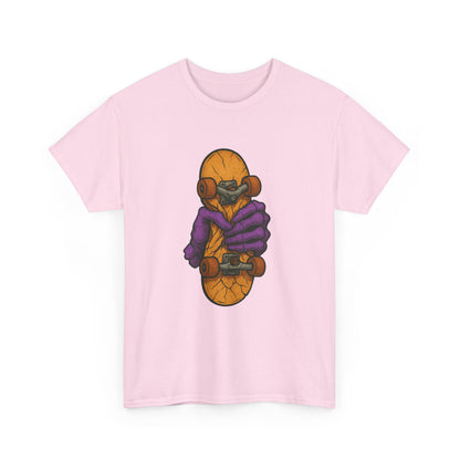 Skateboard Monster Tee, Fun Graphic T-Shirt for Skaters, Cool Unisex Cotton Shirt, Unique Gift for Birthdays, Streetwear Style Printify