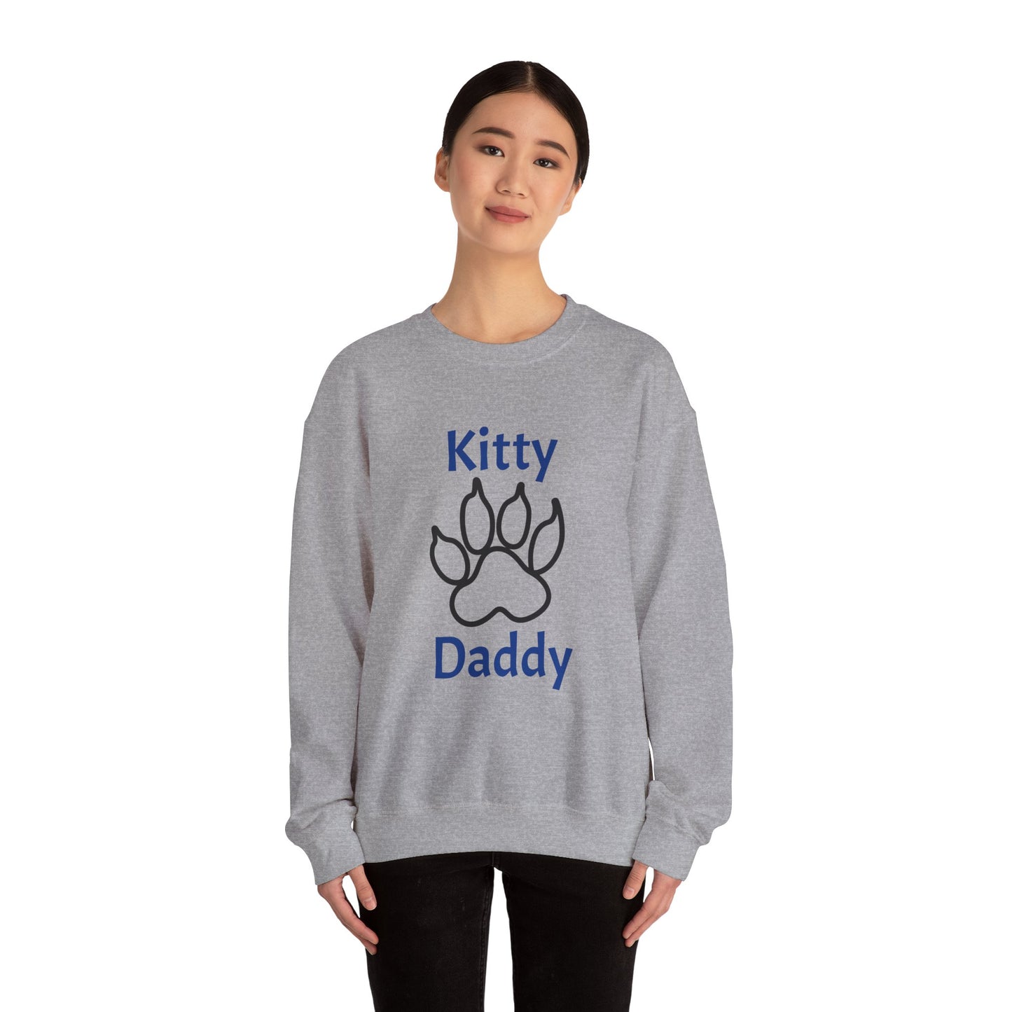 Unisex Heavy Blend™ Kitty Daddy Crewneck Sweatshirt Printify