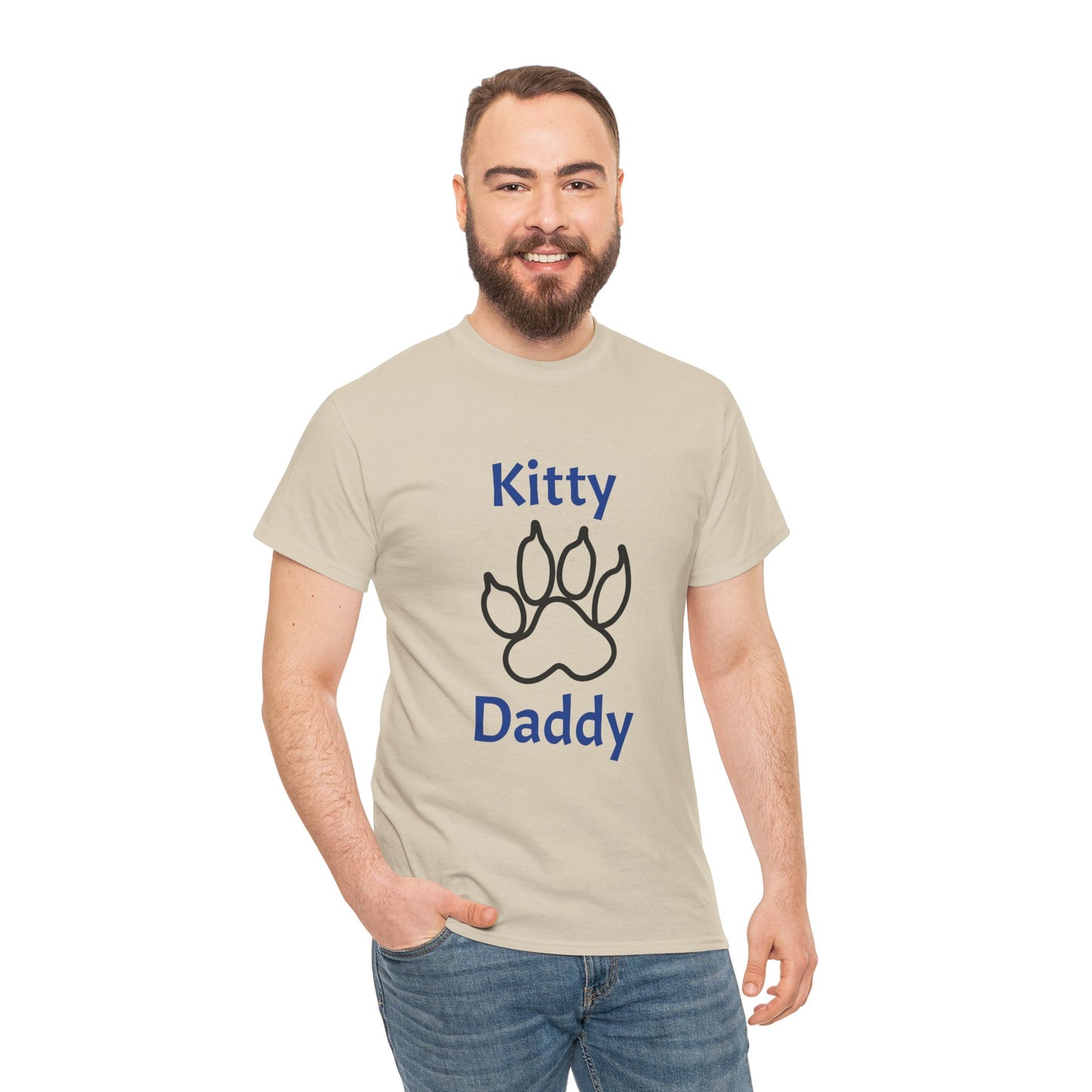 Kitty Daddy Unisex Heavy Cotton Tee Printify