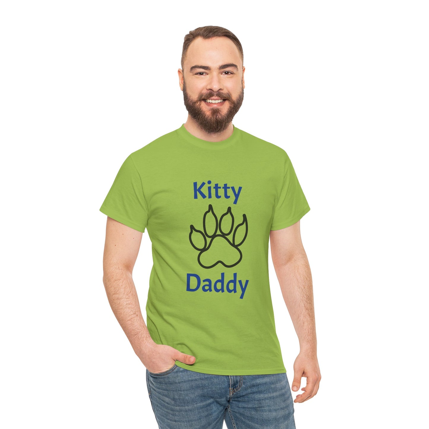 Kitty Daddy Unisex Heavy Cotton Tee Printify