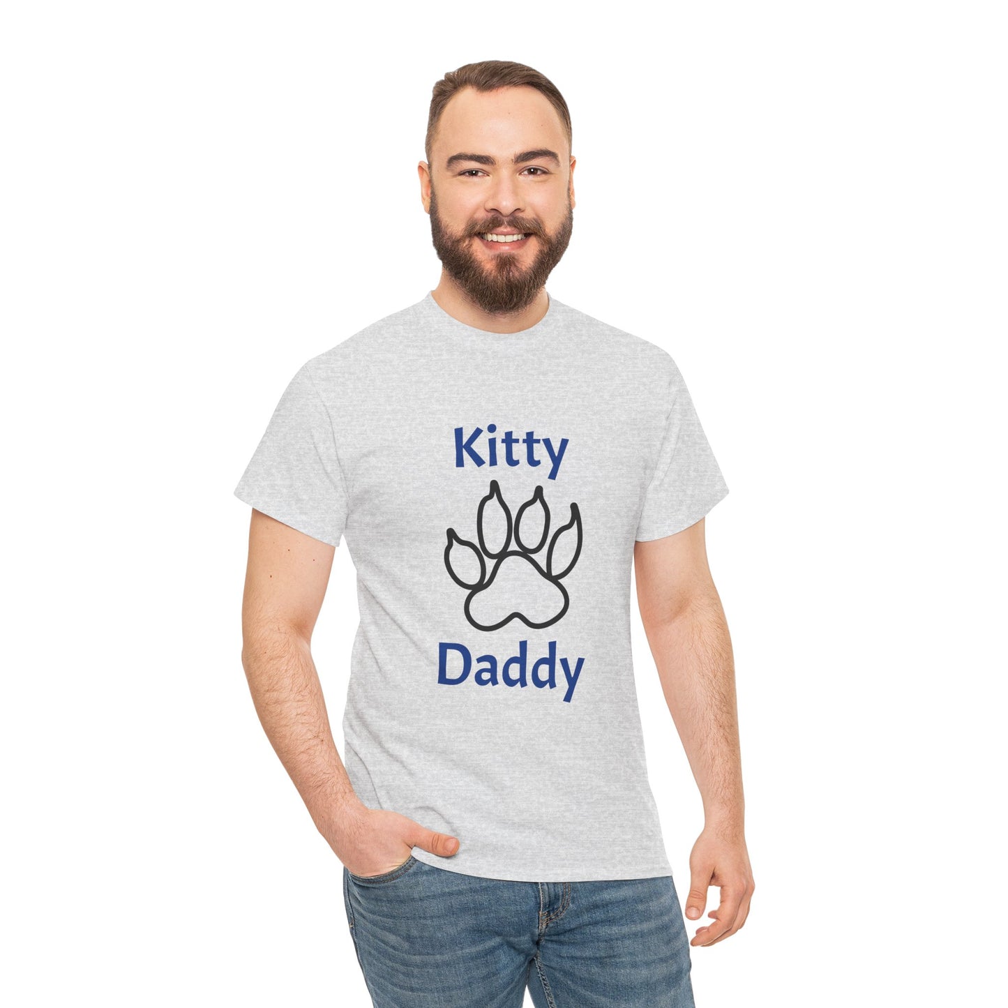 Kitty Daddy Unisex Heavy Cotton Tee Printify