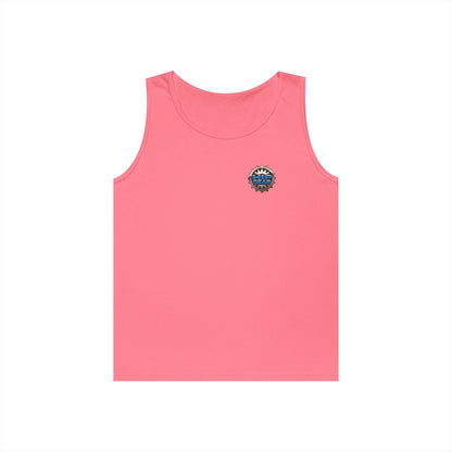 Skate Skull Tank Top – "No Brakes" Graphic Sleeveless Tee Printify