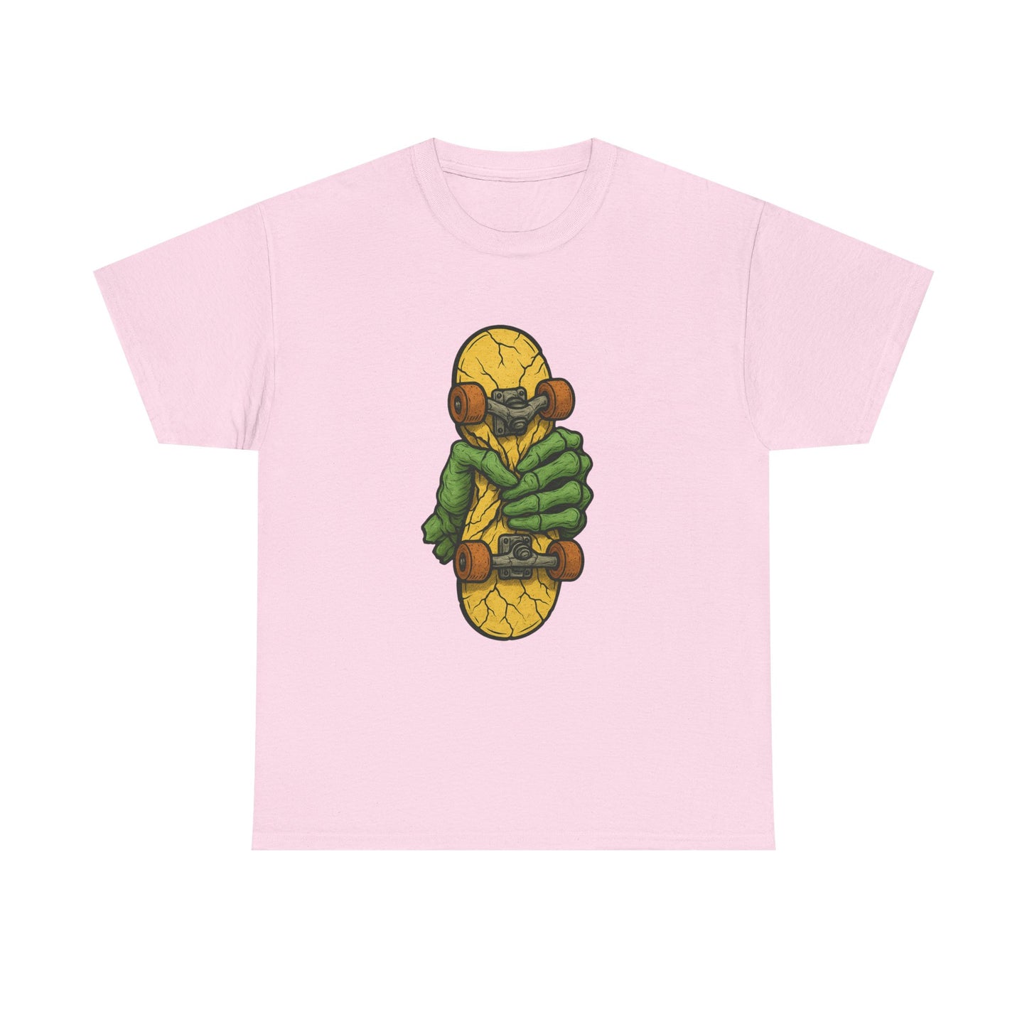 Skateboard Monster Tee, Fun Graphic T-Shirt for Skaters, Cool Unisex Cotton Shirt, Unique Gift for Birthdays, Streetwear Style Printify