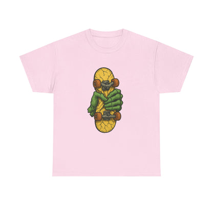 Skateboard Monster Tee, Fun Graphic T-Shirt for Skaters, Cool Unisex Cotton Shirt, Unique Gift for Birthdays, Streetwear Style Printify