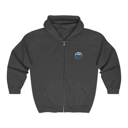 Concrete Royalty Zip Hoodie – Colorful Graffiti Streetwear Printify