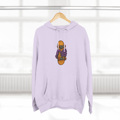 Cozy Three-Panel Fleece Hoodie for Chill Days, Perfect Gift for Friends, Unique Style, Casual Wear, Comfortable Layering Printify