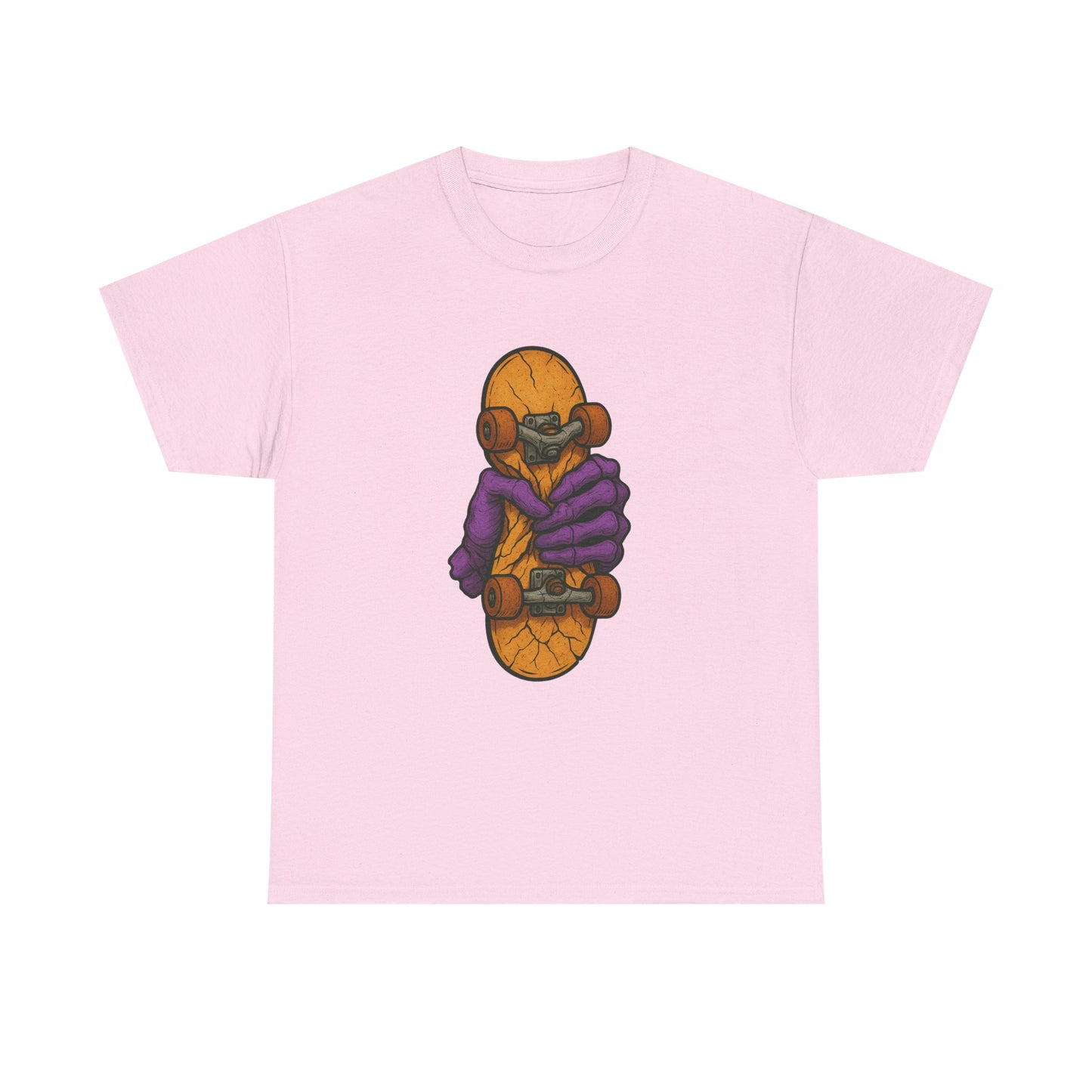 Skateboard Monster Tee, Fun Graphic T-Shirt for Skaters, Cool Unisex Cotton Shirt, Unique Gift for Birthdays, Streetwear Style Printify