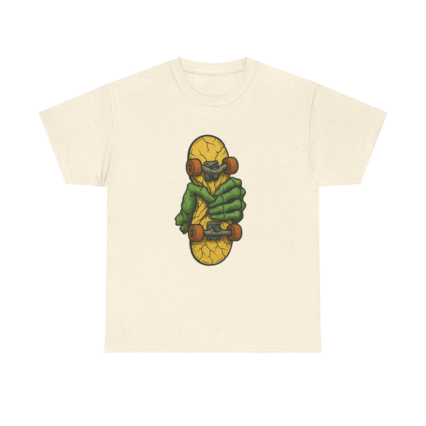 Skateboard Monster Tee, Fun Graphic T-Shirt for Skaters, Cool Unisex Cotton Shirt, Unique Gift for Birthdays, Streetwear Style Printify