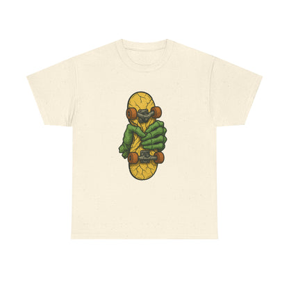 Skateboard Monster Tee, Fun Graphic T-Shirt for Skaters, Cool Unisex Cotton Shirt, Unique Gift for Birthdays, Streetwear Style Printify