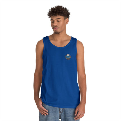Skate Skull Tank Top – "No Brakes" Graphic Sleeveless Tee Printify