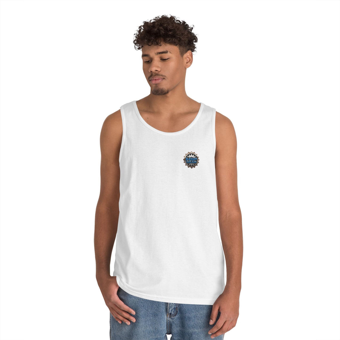 Skate Skull Tank Top – "No Brakes" Graphic Sleeveless Tee Printify