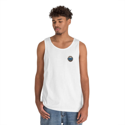 Skate Skull Tank Top – "No Brakes" Graphic Sleeveless Tee Printify
