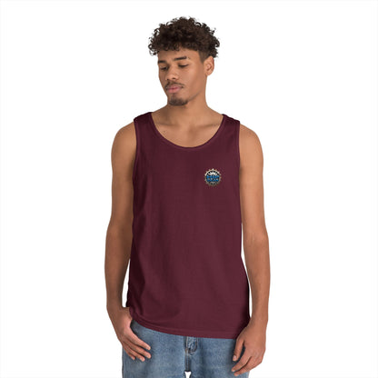 Skate Skull Tank Top – "No Brakes" Graphic Sleeveless Tee Printify