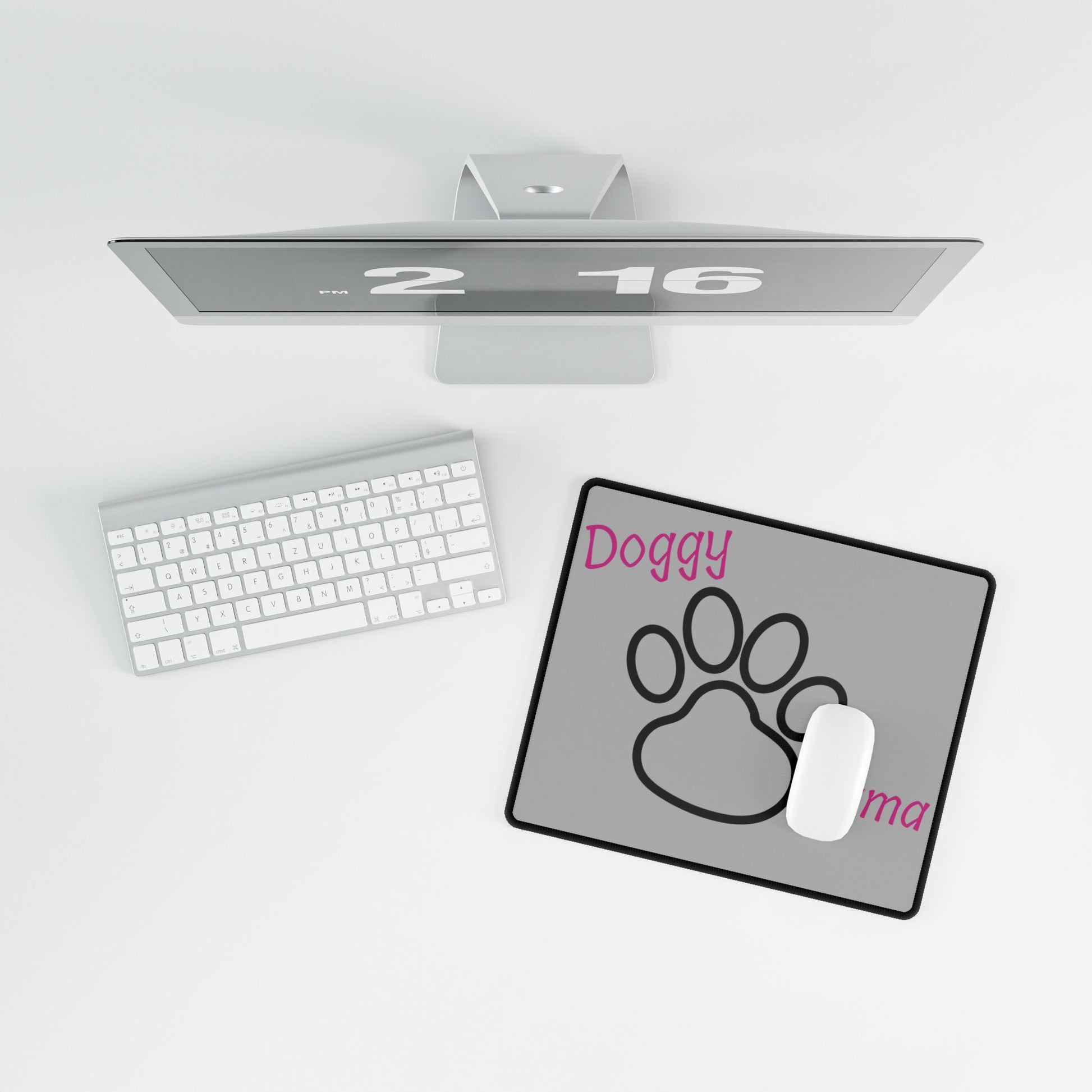 Doggy Mama Mouse Pads Printify