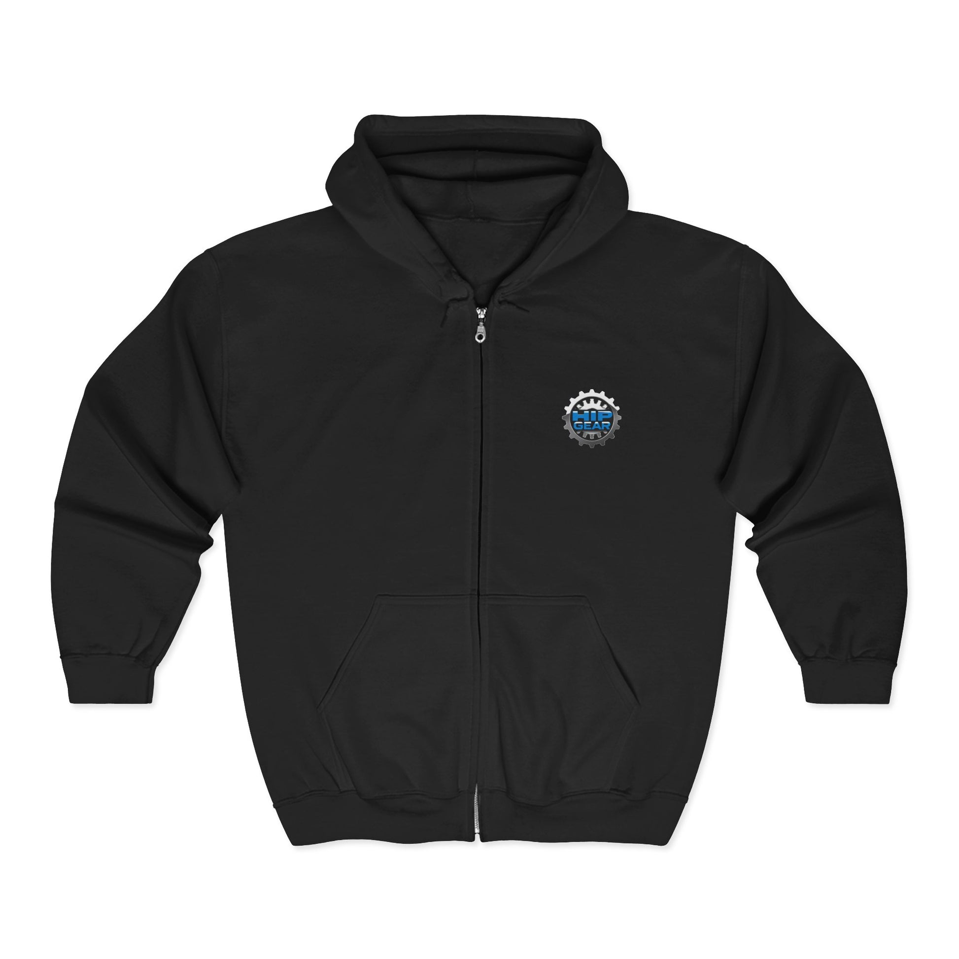 Earned Not Given Zip Hoodie — Motivational Full-Zip Hooded Sweatshirt Printify