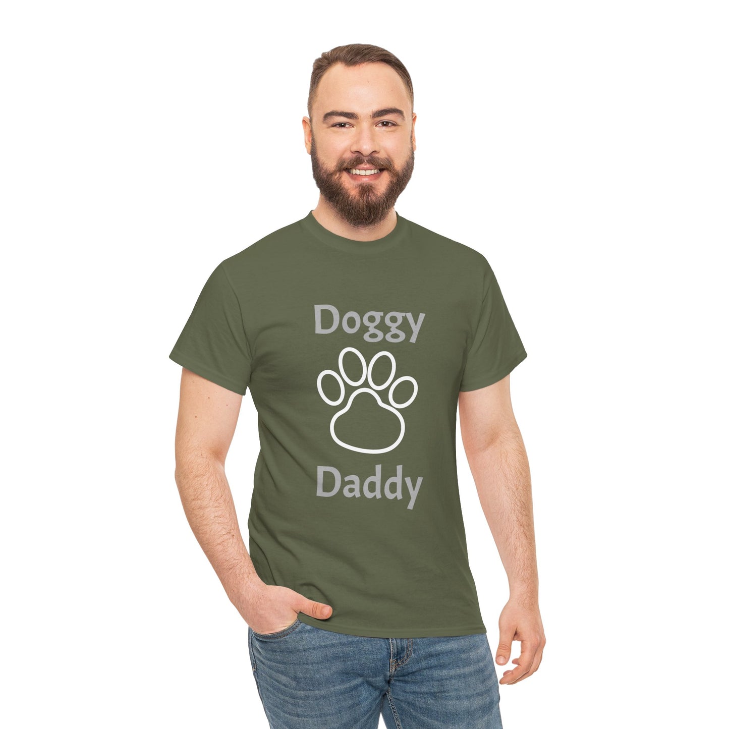 Doggy Daddy Unisex Heavy Cotton Tee Printify