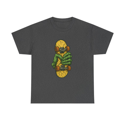 Skateboard Monster Tee, Fun Graphic T-Shirt for Skaters, Cool Unisex Cotton Shirt, Unique Gift for Birthdays, Streetwear Style Printify