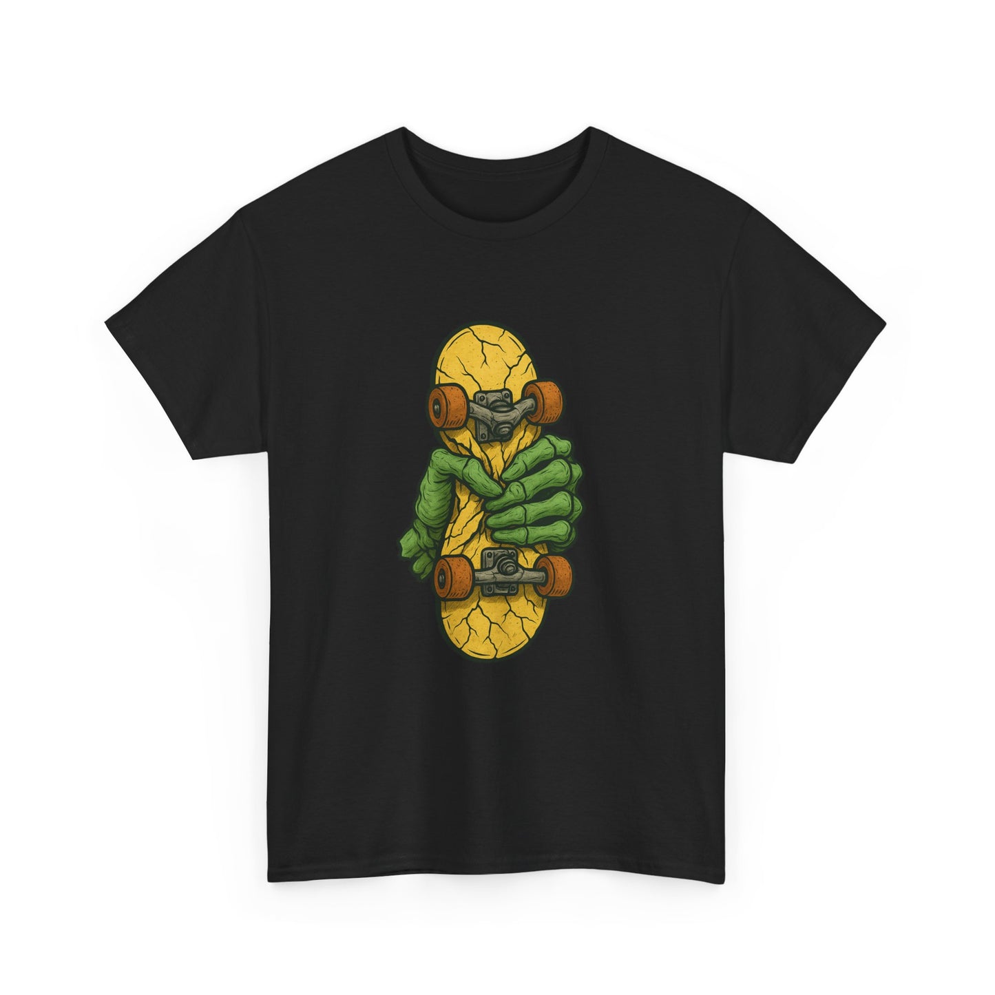 Skateboard Monster Tee, Fun Graphic T-Shirt for Skaters, Cool Unisex Cotton Shirt, Unique Gift for Birthdays, Streetwear Style Printify