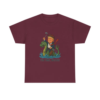 Playful Nessie Tee, Fun Shirt for Casual Wear, Great Gift for Lake Lovers, Perfect for Summer Outings, Unique Humor Apparel Printify