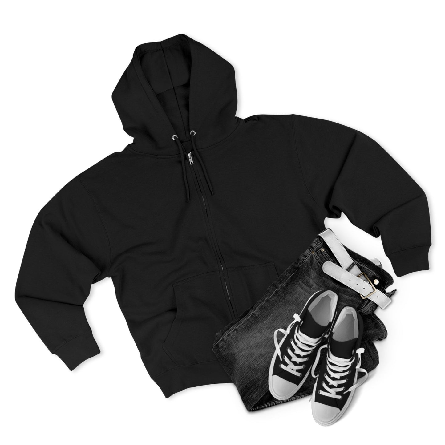 Street Skateboarder Zip Hoodie Printify