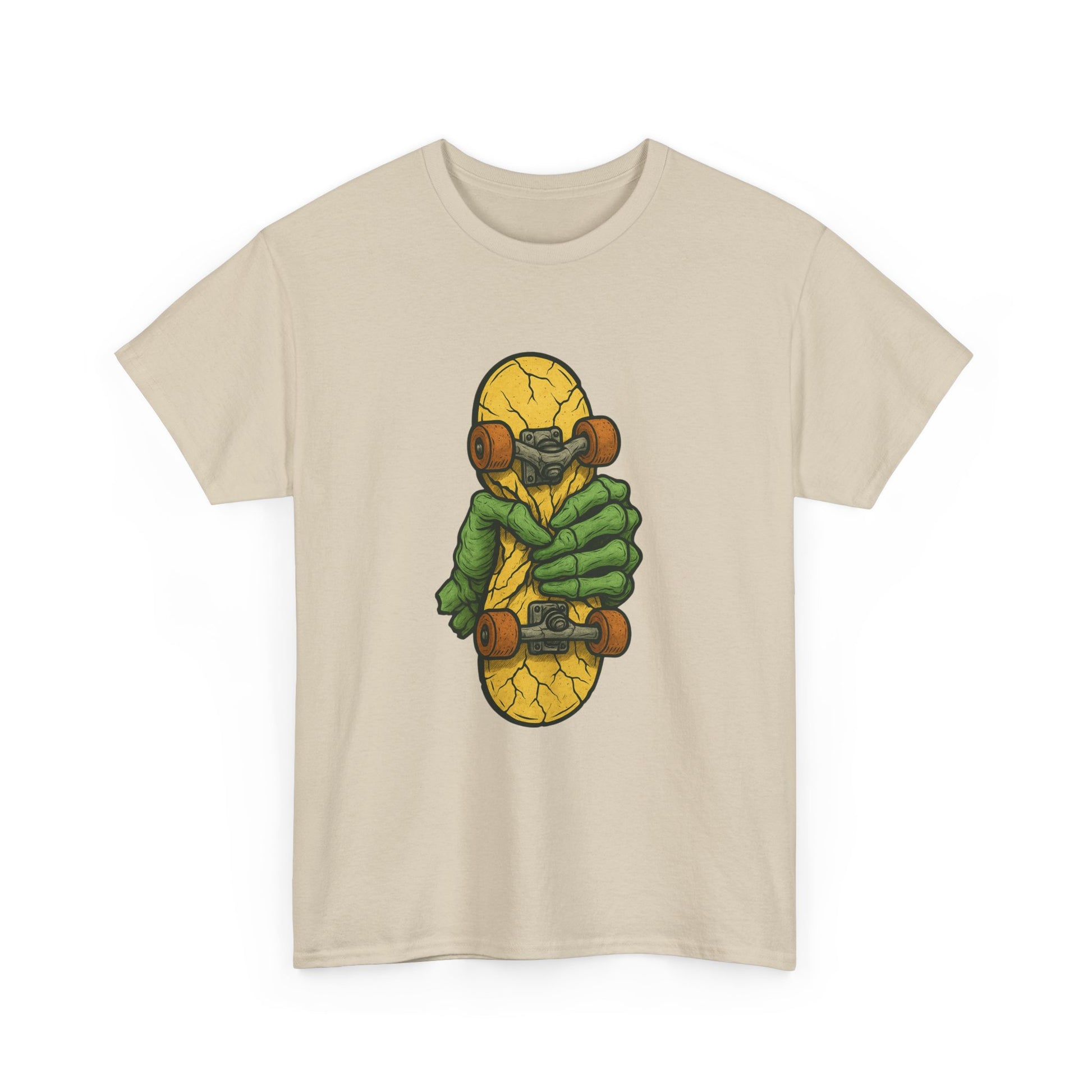 Skateboard Monster Tee, Fun Graphic T-Shirt for Skaters, Cool Unisex Cotton Shirt, Unique Gift for Birthdays, Streetwear Style Printify