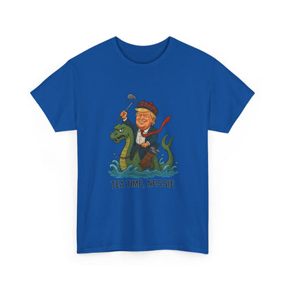 Playful Nessie Tee, Fun Shirt for Casual Wear, Great Gift for Lake Lovers, Perfect for Summer Outings, Unique Humor Apparel Printify