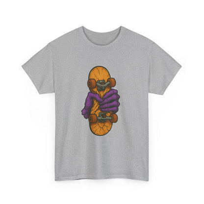 Skateboard Monster Tee, Fun Graphic T-Shirt for Skaters, Cool Unisex Cotton Shirt, Unique Gift for Birthdays, Streetwear Style Printify