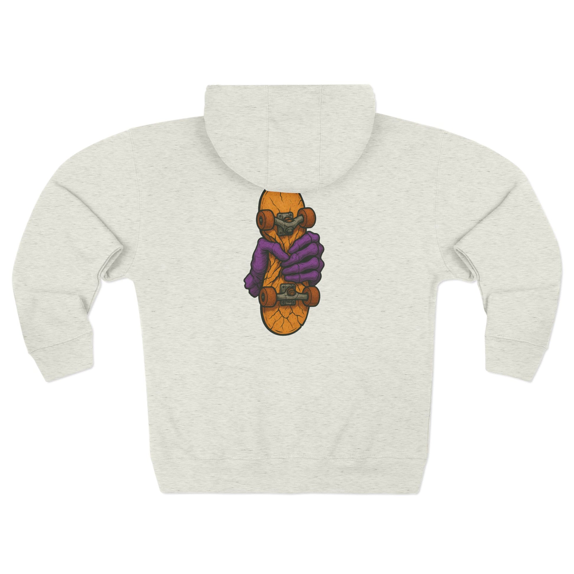 Street Skateboarder Zip Hoodie Printify