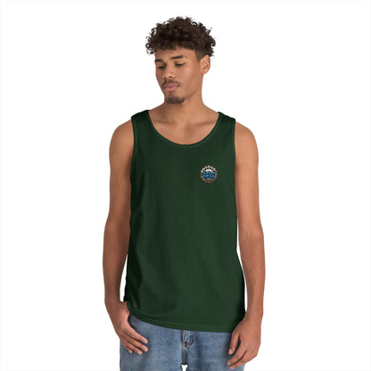 Skate Skull Tank Top – "No Brakes" Graphic Sleeveless Tee Printify
