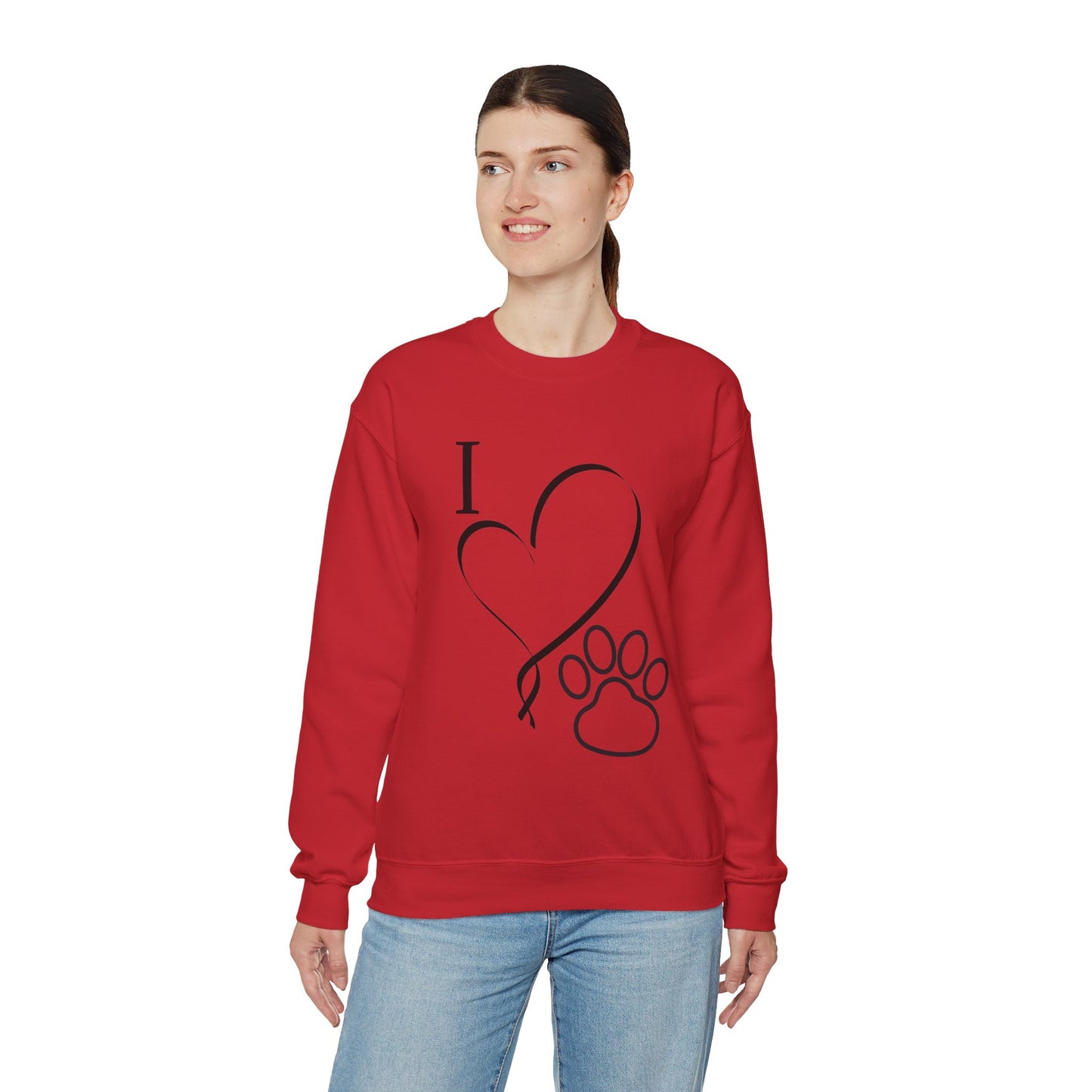 I Love My Pet Crewneck Sweatshirt