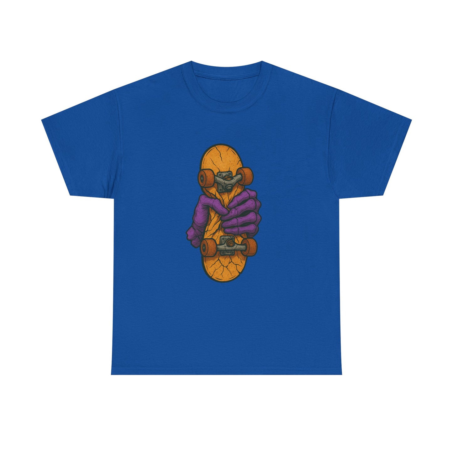 Skateboard Monster Tee, Fun Graphic T-Shirt for Skaters, Cool Unisex Cotton Shirt, Unique Gift for Birthdays, Streetwear Style Printify