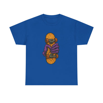 Skateboard Monster Tee, Fun Graphic T-Shirt for Skaters, Cool Unisex Cotton Shirt, Unique Gift for Birthdays, Streetwear Style Printify