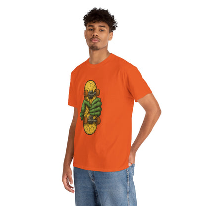 Skateboard Monster Tee, Fun Graphic T-Shirt for Skaters, Cool Unisex Cotton Shirt, Unique Gift for Birthdays, Streetwear Style Printify