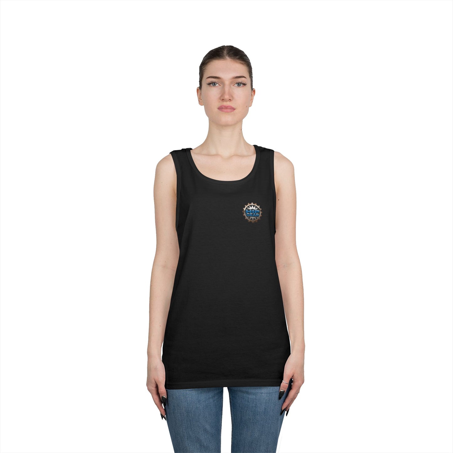 Skate Skull Tank Top – "No Brakes" Graphic Sleeveless Tee Printify