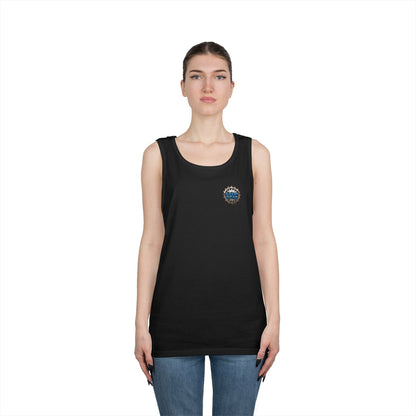 Skate Skull Tank Top – "No Brakes" Graphic Sleeveless Tee Printify